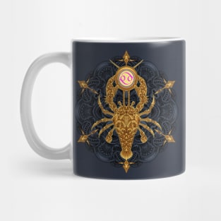 Cancer Engraving Art Mug